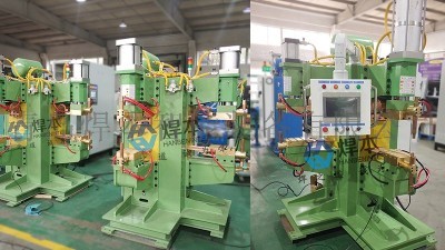 山東某客戶安裝焊本雙工位中頻點(diǎn)焊機(jī)